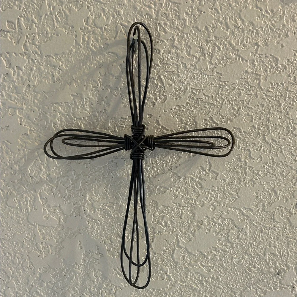 3 for $20 bundle! Iron Wire Wall Cross Decor